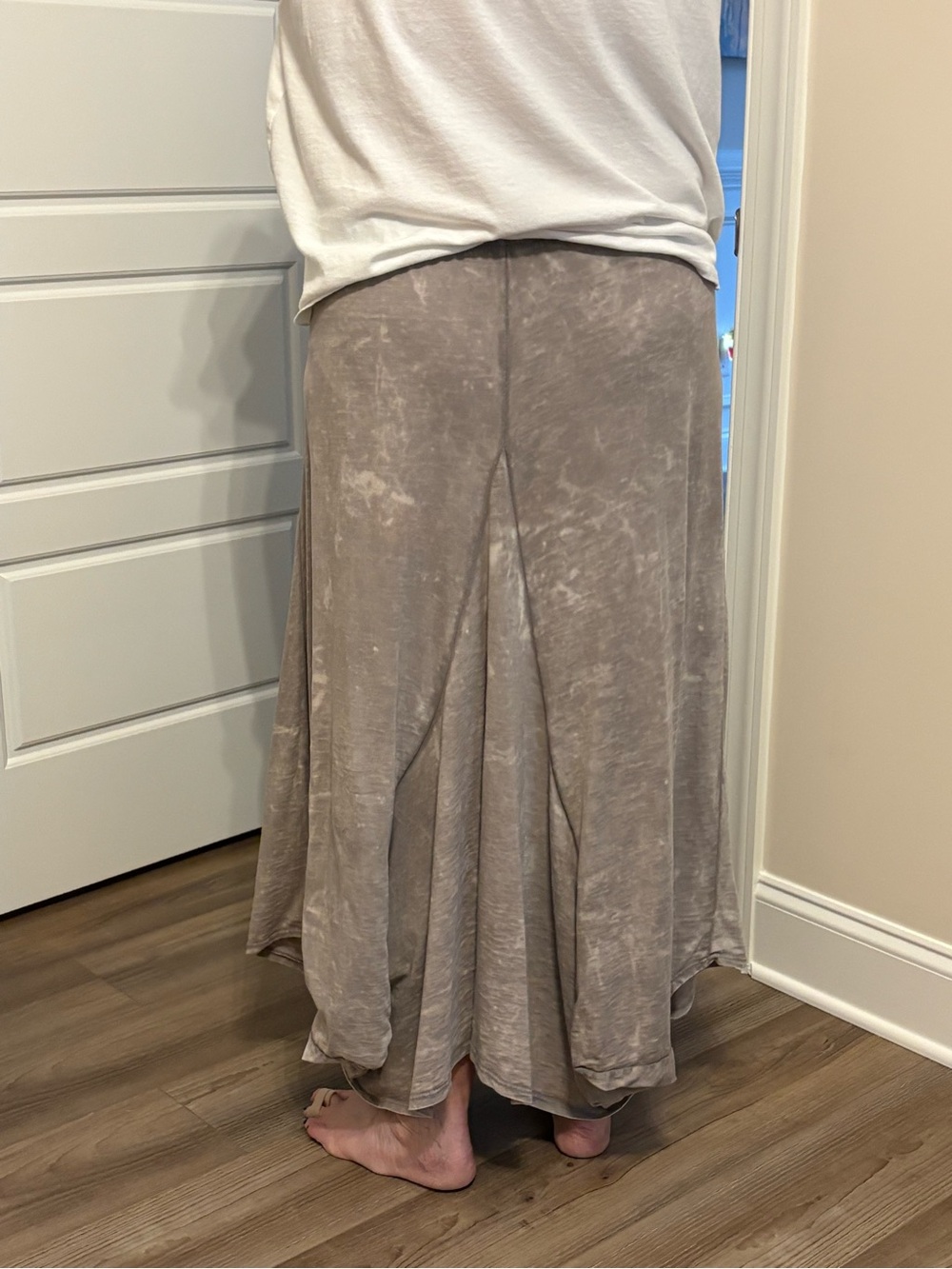 Tempo Paris Taupe Drop-Waist Cargo Bubble Skirt - Picture 5 of 5